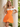 Bow Front Off Shoulder Short Hoco A-Line Dress in Orange