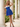 Bow Front Off Shoulder Short Hoco A-Line Dress in Royal Blue