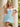 Bow Front Off Shoulder Short Hoco A-Line Dress in Baby Blue