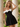 Bow Front Off Shoulder Short Hoco A-Line Dress in Black
