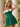 Bow Front Off Shoulder Short Hoco A-Line Dress in Emerald Green