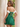 Bow Front Off Shoulder Short Hoco A-Line Dress in Emerald Green