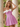 Bow Front Off Shoulder Short Hoco A-Line Dress in Lilac