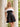 Bow Back Off-Shoulder Contrast Mini A-Line Homecoming Dress