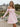 Off Shoulder Long Sleeves A-Line Satin Mini Prom Dress - Blush Pink