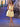Big Bow Square Satin Ball Gown Mini Prom Dress - Yellow