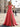 Tank Pleated Corset Lace Up A-Line Long Prom Dress With Slit in Coral