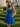 Square Neck Bow Back Satin Bodice Mini A-Line Prom Dress in Royal Blue