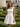 Square Neck Bow Back Satin Bodice Mini A-Line Prom Dress in White
