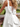 Square Neck Bow Back Satin Bodice Mini A-Line Prom Dress in White