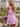 Square Neck Bow Back Satin Bodice Mini A-Line Prom Dress in Lilac