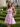 Square Neck Bow Back Satin Bodice Mini A-Line Prom Dress in Lilac