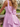 Square Neck Bow Back Satin Bodice Mini A-Line Prom Dress in Lilac
