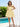 Square Neck Bow Strap Pleated Mini A-Line Homecoming Dress
