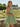 Bow Scoop Mini Bridal Ball Gown Prom Dress in Sage Green