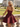 3D Rose Ruched Boned Sheer Mini Ball Gown Prom Dress in Burgundy