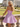 3D Rose Ruched Boned Sheer Mini Ball Gown Prom Dress in Lilac