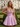 3D Rose Ruched Boned Sheer Mini Ball Gown Prom Dress in Lilac