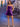3D Rose Strapless Mini Prom Bridal Gown With Pocket - Purple