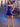 3D Rose Strapless Mini Prom Bridal Gown With Pocket - Royal Blue