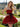 Ruffle Strapless Ball Gown Mini Prom Dress With Bow in Red