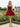 Ruffle Strapless Ball Gown Mini Prom Dress With Bow in Red