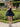 Ruffle Strapless Ball Gown Mini Prom Dress With Bow in Navy Blue