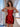 Boned Strapless Satin Bridal Mini Prom Dress With Bows - Red