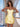 Boned Strapless Satin Bridal Mini Prom Dress With Bows - Yellow