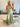 Pleated A-Line Cut Front Prom Dress Long - Sage Green