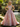 Pearls Like Corset Pleated Long A-Line Prom Dress - Blush Pink Floral