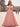 Bow Front Pearls Like Corset Lace Up Long A-Line Satin Prom Dress - Blush Pink