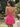 Sparkly Strapless Crystal A-Line Mini Homecoming Dress in Hot Pink