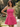 Sparkly Strapless Crystal A-Line Mini Homecoming Dress in Hot Pink