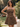 Sparkly Strapless Crystal A-Line Mini Homecoming Dress in Brown