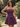 Sparkly Strapless Crystal A-Line Mini Homecoming Dress in Grape