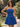 Sparkly Strapless Crystal A-Line Mini Homecoming Dress in Royal Blue