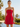 Strapless Bodice A-Line Mini Hoco Dress in Red