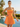 Strapless Bodice A-Line Mini Hoco Dress in Orange
