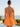 Strapless Bodice A-Line Mini Hoco Dress in Orange
