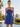 Strapless Bodice A-Line Mini Hoco Dress in Royal Blue