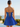 Strapless Bodice A-Line Mini Hoco Dress in Royal Blue