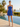 Strapless Bodice A-Line Mini Hoco Dress in Royal Blue