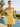 Strapless Bodice A-Line Mini Hoco Dress in Yellow