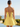 Strapless Bodice A-Line Mini Hoco Dress in Yellow
