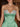 Bodice Sparkly Crystal A-Line Short Homecoming Dress in Mint Green
