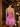 Bodice Sparkly Crystal A-Line Short Homecoming Dress in Hot Pink
