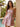 Floral Bodice Strapless Backless Lace Up Mini A-Line Summer Dress in Blush Pink Floral