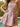 Floral Bodice Strapless Backless Lace Up Mini A-Line Summer Dress in Blush Pink Floral