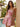 Floral Bodice Strapless Backless Lace Up Mini A-Line Summer Dress in Pink Floral